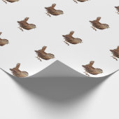Wren Bird (Troglodytes Troglodytes) Geschenkpapier (Ecke)