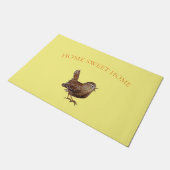 Wren Bird (Troglodytes Troglodytes) singen Fußmatte (Schrägansicht)