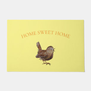 Wren Bird (Troglodytes Troglodytes) singen Fußmatte