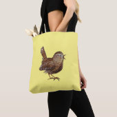 Wren Bird (Troglodytes Troglodytes) Tasche (Von Nahem)