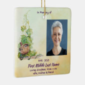  Wren Bird Vineyard Memorial Keepsake Keramikornament (Rechts)