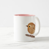 Wren Bird Zweifarbige Tasse (VorderseiteRechts)