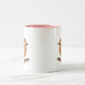 Wren Bird Zweifarbige Tasse (Mittel)