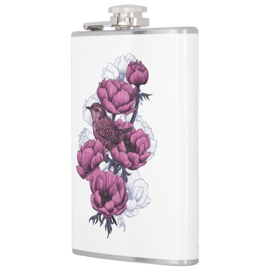 Wren-Bouquet Flachmann (Links)