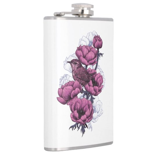 Wren-Bouquet Flachmann (Rechts)