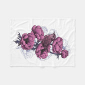 Wren-Bouquet Fleecedecke (Vorderseite (Horizontal))