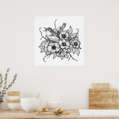 Wren-Bouquet Poster (Küche)