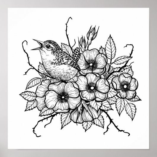 Wren-Bouquet Poster (Vorne)