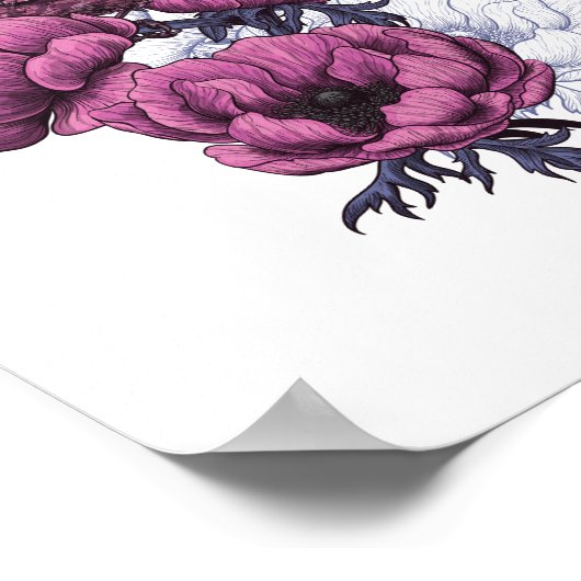 Wren-Bouquet Poster (Ecke)