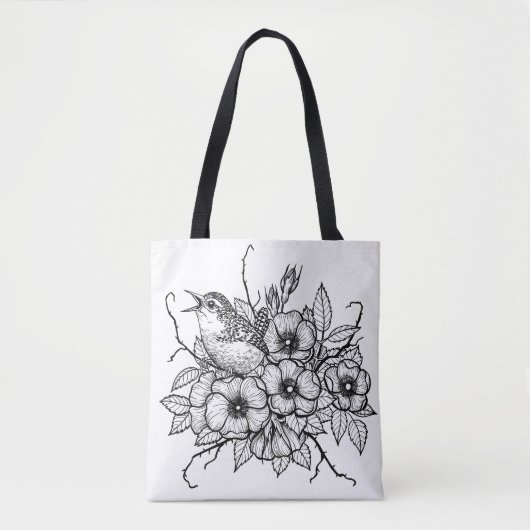 Wren-Bouquet Tasche (Vorderseite)