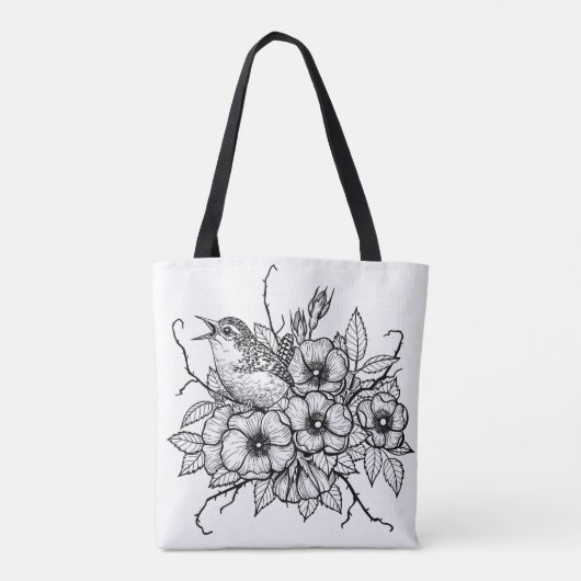 Wren-Bouquet Tasche (Rückseite)