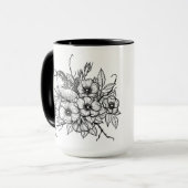 Wren-Bouquet Tasse (Vorderseite Links)