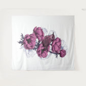 Wren-Bouquet Wandteppich (Vorderseite (Horizontal))