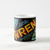 Wren Brand Florida Citrus Fruchtkennzeichnung Kaffeetasse (Mittel)