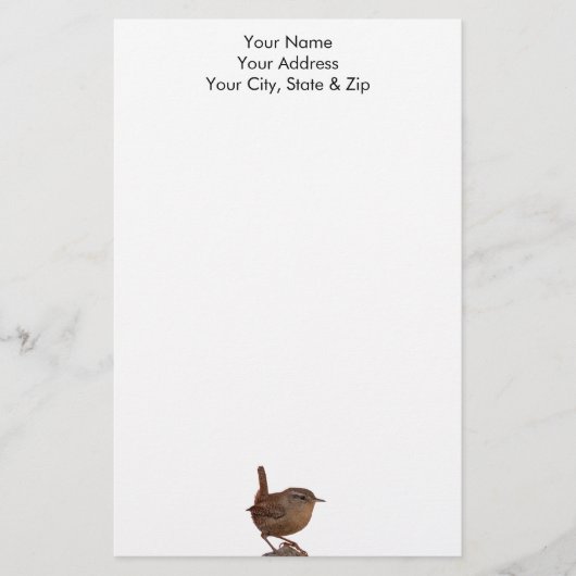 Wren Briefpapier (Vorderseite)