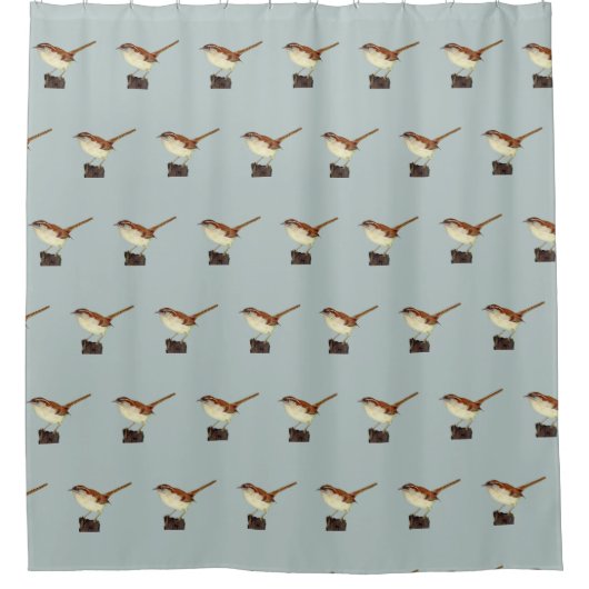Wren Duschvorhang (Vorderseite)