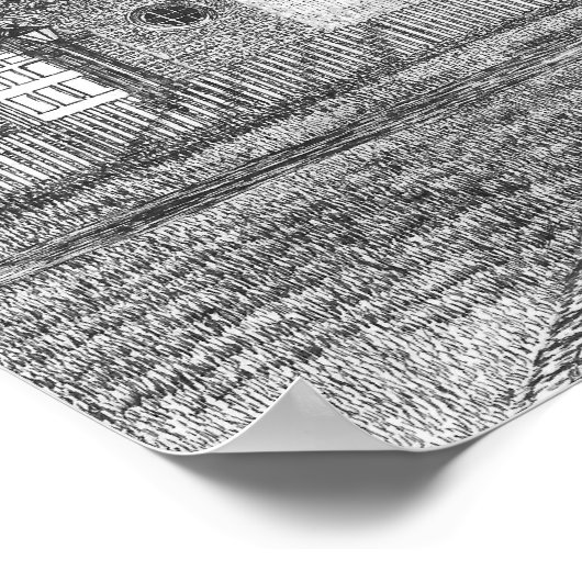 Wren Gebäude Poster (Ecke)