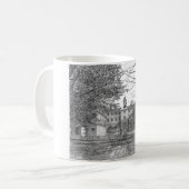 Wren Gebäude, Uni von William und Mary Kaffeetasse (Vorderseite Links)