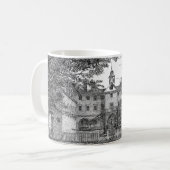 Wren Gebäude, Uni von William und Mary Tasse (Vorderseite Links)