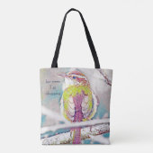 Wren I go Shopping Tote Bag Tasche (Rückseite)