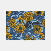 Wren in den Rose Fleecedecke (Vorderseite (Horizontal))