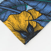 Wren in den Rose Fleecedecke (Ecke)