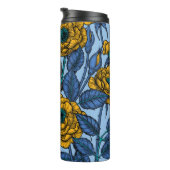 Wren in den Rose Thermosbecher (Nach rechts gedreht)