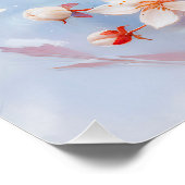 Wren in Woodland Impressionist Painting Poster (Ecke)