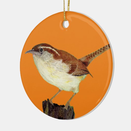 Wren Keramik Ornament (Links)