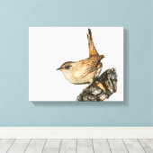 Wren Leinwanddruck (Insitu (Holzboden))