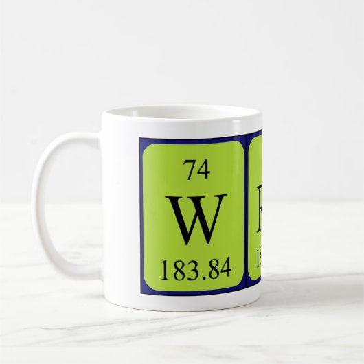 Wren Periodenname Tasse (Links)