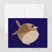 Wren Postcard Postkarte (Vorne/Hinten)