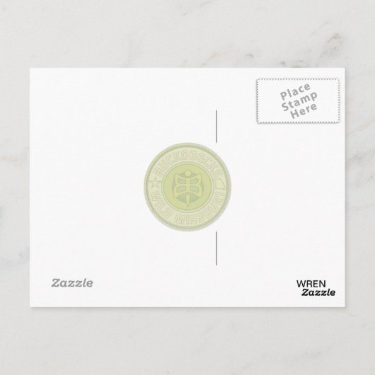 Wren Postcard. Postkarte (Rückseite)