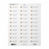 Wren Return Address Labels – Personalized Bird (Vorne)