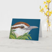 Wren Secrets Faltes Grußkarte Karte (Gelbe Blume)