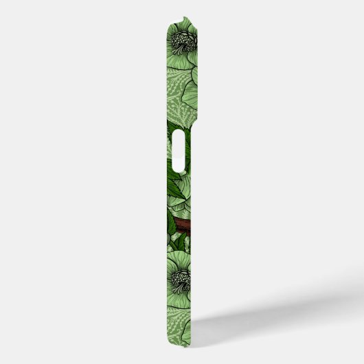 Wren und Hellebore, hellgrün Case-Mate iPhone Hülle (Rückseite / Rechts)