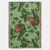 Wren und Hellebore, hellgrün Decke (Vorderseite Vertikal)