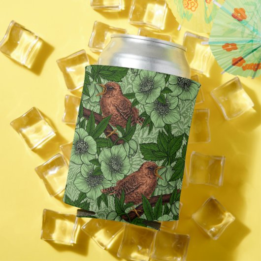 Wren und Hellebore, hellgrün Dosenkühler (In Situ Sommer)