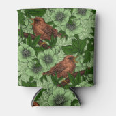 Wren und Hellebore, hellgrün Dosenkühler (Vorderseite)