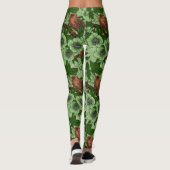 Wren und Hellebore, hellgrün Leggings (Rückseite)