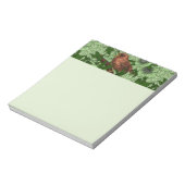 Wren und Hellebore, hellgrün Notizblock (Rotiert)