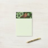Wren und Hellebore, hellgrün Post-it Klebezettel (Auf Schreibtisch)