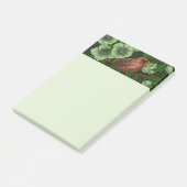 Wren und Hellebore, hellgrün Post-it Klebezettel (angewinkelt)