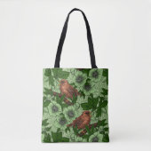 Wren und Hellebore, hellgrün Tasche (Vorderseite)