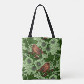 Wren und Hellebore, hellgrün Tasche (Rückseite)