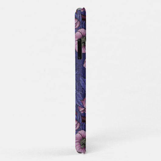Wren und Hellebore, violett und rosa Case-Mate iPhone Hülle (Hinten/Rechts)