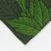 Wren und Hellebos auf dunkelgrün Fleecedecke (Ecke)