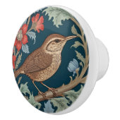 Wren William Morris Stil Direkt gegenüber Bird Keramikknauf (Rechts)