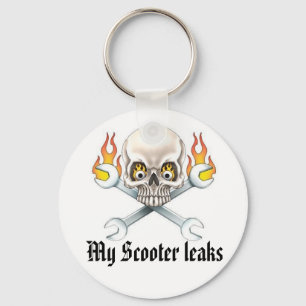Wrench and Skull, mein Scooter leckt Schlüsselanhänger