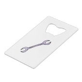Wrench Geldbeutel Flaschenöffner (Vorderseite Schrägansicht)